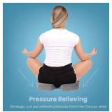 Healthy Spirit Memory Foam Seat Cushion | Office Chair Cushion, Car Seat, Gray