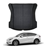 KEALAS for Tesla Model 3 2017-2021 3D Rear Cargo Trunk TPE Mat,All-Weather Heavy Duty Waterproof Rear Trunk Mat,Rear Trunk Floor Mat
