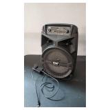 Pyle PPHP634B - 6.5 Portable PA Speaker - Portable PA & Karaoke Party Audio Speaker with Flashing Party Lights, MP3/USB/ /FM Radio (240 Watt MAX)