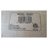 Lasko 1500W Digital Ceramic Space Heater with Remote, 755320, Silver