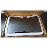 Hossejoy Foldable Laptop Table, Portable Standing Bed Desk, Breakfast Serving Bed Tray, Notebook Computer Stand Reading Holder for Couch Floor, Black