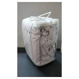 Mk Collection 3pc Embossed Diamond Bedspread Set, White, California/king