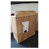 Amazon Basics Tufted Outdoor Seat Patio Cushion - Pack of 2, 19 x 19 x 5 Inches, Blue Flower