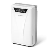 Kesnos 2500 Sq. Ft Dehumidifier for Home and Basements with Drain Hose, Water Tank, Timer, Auto Defrost