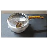 Whirley-Pop Popcorn Popper - Nylon Gear - Silver