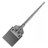 ANBULL SDS MAX Floor Scraper, with 25" Long Handle and 6" Heavy Duty Blade for Wide Tile Thinset Grout Adhesive Wallpaper Wood Linoleum Flooring Removal Tool