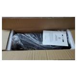 KEY TEK Wall-Mounted Patio Heater Electric Infrared Heater Indoor/Outdoor Heater Electric for Garage Backyard Wall Patio Heater Waterproof with Remote Control Golden Tube for Fast Heating, Black