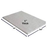 CM-Ceramics 48" X 24" X 1" 2400 F Ceramic Fiber Insulation 8# Pound Morgan Ceramics for Forges, Kilns, Stoves. Knife Included Made in The USA