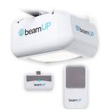 beamUP Workhorse - BU100 - Garage Door Opener, Heavy-Duty Chain Drive, Wall Mount and Remote Garage Opener Included - White