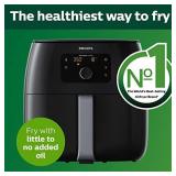 Philips Premium Airfryer XXL with Fat Removal Technology, 3lb/7qt, Black, HD9650/96