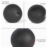 Dead Weight Slam Ball for Crossfit - Textured Slamball for Core & Fitness Training by Nordic Lifting. 25lbs