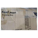 Foxemart Folding Bed with Mattress Portable Foldable Guest Beds Cot Size Rollaway Beds for Adults with Luxurious Memory 5 Inch Foam Mattress and Super Sturdy Frame, 75 x 31 Inch