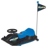 Razor - Crazy Cart Shift Battery-Powered Cart - Blue/Black