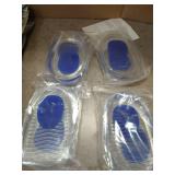 GEL HEEL CUPS PLANTAR FASCIITIS INSERTS 4X PAIRS