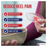 GEL HEEL CUPS PLANTAR FASCIITIS INSERTS 4X PAIRS