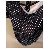 CUPSHE Sexy Black And White Polka Dot Cutout One-Piece Swimsuit 2019 Women Boho Monokini Bathing Suits Swimwear xl