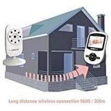 Video Baby Monitor with Digital Camera, ANMEATE Digital 2.4Ghz Wireless Video Monitor with Temperature Monitor, 960ft Transmission Range, 2-Way Talk, Night Vision, High Capacity Battery