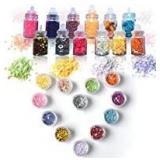 70PCS Slime Add Ins Slime Kit Floam Beads Fish Bowl Beads Mreaind Unicorn Slime Charms Glitter Jars Slime Supplies Kit