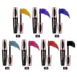 BONNIESTORE 7 Colors 4D Silk Fiber Lash Color Mascara, Waterproof and Long Lasting Color Mascara, Thickening and Lengthening Colored Lashes Mascara Eyeliner Charming Mascara for Eyelash Eye Makeup