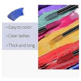 BONNIESTORE 7 Colors 4D Silk Fiber Lash Color Mascara, Waterproof and Long Lasting Color Mascara, Thickening and Lengthening Colored Lashes Mascara Eyeliner Charming Mascara for Eyelash Eye Makeup