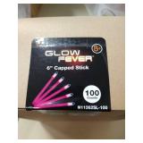 Glow Sticks Bulk Wholesale, 100 6â Pink Glow Stick Light Sticks! Bright Color, Kids Love Them! Glow 8-12 Hrs, 2-Year Shelf Life, Sturdy Packaging,