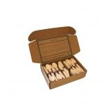 TMZ Eco - Natural Biodegradable Wooden Cutlery Set 300 Piece. Disposable Wooden Forks, Knives, Spoons Utensil Set. Eco Friendly Alternative to Plastic. 300 Count - 120 Forks, 120 Spoons, 60 Knives