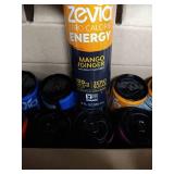 ZERO CALORIE ENERGY , MANGO/GINGER, Kola, grapefruit, raspberry lime multi pack of 12 cans total
