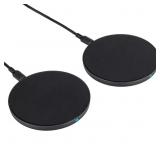 2 Pack Wireless Charging Pad Compatible With All Qi Enabled Devices