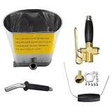 Beduan 4 Jet Pneumatic Cement Stucco Sprayer Gun Plaster Mortar Automatic Air Panting Tool for Wall