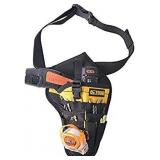 Drill Holster Tool Belt Cordless Drill Holster with Detachable Strap Belt 17 Accessory Pockets and Open Loops