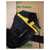 Drill Holster Tool Belt Cordless Drill Holster with Detachable Strap Belt 17 Accessory Pockets and Open Loops