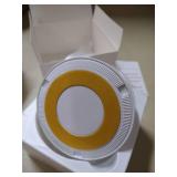 LED Night Light, , Light Sensor, Night Light for Bathroom, Bedroom, Kitchen, Hallway, Stairs, Kids, Adults, Room, Warm White Nightlight, Round warm white