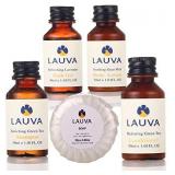 Lauva 5-Piece Travel Size Toiletries Bulk 15 of each item