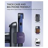 Phone Mount for Car [Super Stable & Easy] Upgraded Air Vent Clip Car Phone Holder Mount Fit for All Cell Phone with Thick Case Handsfree Car Mount for iPhone Cell Phone Automobile Cradles Universal ma