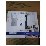 1200Mbps WiFi Range Extender Repeater OURLINK 2.4G/5G Dual Band with 2 High Gain External Antennas, WPS , Wireless Amplifier Router Signal Booster varies from stock photo