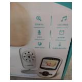 Video Baby Monitor with Digital Camera, ANMEATE Digital 2.4Ghz Wireless Video Monitor with Temperature Monitor, 960ft Transmission Range, 2-Way Talk, Night Vision, High Capacity Battery