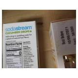 SodaStream Cucumber and other mixed fruit flavors Drops Natural Flavor Essence, 1.36 Fl. Oz.