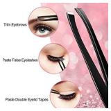 Vextronic 6 in 1 Eyebrow Kit, Eyebrow Razor Face Razors for Women, Multipurpose Dermaplaning Tool Eyebrow Trimmer Set Including Women Face Shaver Razor, Eyebrow Brush, Scissors, Tweezers, Storage Bag