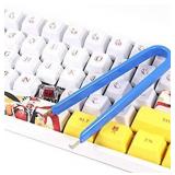 Keyboard Lube Switch Puller Kits 4PCS Lube Station Keycap Puller Remover Mechanical Keyboard Key Switch Stem Holder Compatible Gateron Kailh MX Switches Keyboard Cleaner Clean Kits 4 Prong Tool Puller