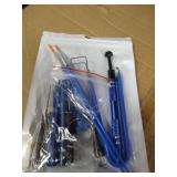 Keyboard Lube Switch Puller Kits 4PCS Lube Station Keycap Puller Remover Mechanical Keyboard Key Switch Stem Holder Compatible Gateron Kailh MX Switches Keyboard Cleaner Clean Kits 4 Prong Tool Puller