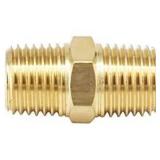 10 Pcs Brass Pipe fittings, Male Hex Nipple adapter coupler