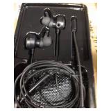 Earphones, GM-D3 3.5mm Wired in-Ear Earbud with Mic for Live Streaming/Online Courses - Black