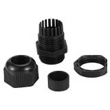 MAKERELE Cable Gland Kit 45PCS Nylon Waterproof Adjustable 3-15mm Cable Glands Joints,White