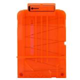 Soft Bullets Clip, 6-Dart Bullets Clip for Nerf Modulus Toy Gun(Transparent Orange) 4pack