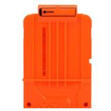 Soft Bullets Clip, 6-Dart Bullets Clip for Nerf Modulus Toy Gun(Transparent Orange) 4pack