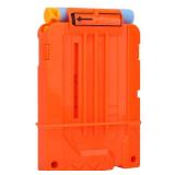 Soft Bullets Clip, 6-Dart Bullets Clip for Nerf Modulus Toy Gun(Transparent Orange) 4pack