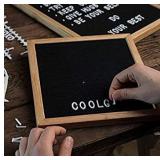 510 Characters White Plastic Letter Set for Changeable Felt Letter Boards. 3/4 Letters, Including Numbers, Symbols for Changeable Letter Boards