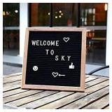 510 Characters White Plastic Letter Set for Changeable Felt Letter Boards. 3/4 Letters, Including Numbers, Symbols for Changeable Letter Boards