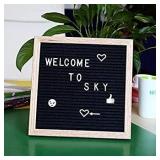 510 Characters White Plastic Letter Set for Changeable Felt Letter Boards. 3/4 Letters, Including Numbers, Symbols for Changeable Letter Boards