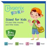 masks for Kids, Multiple-colors 3ply Disposable Children Face Masks PFE 98% Filter Quality, Breathable & Comfy (Pack of 50 Pcs) colors and package varies from stock photo